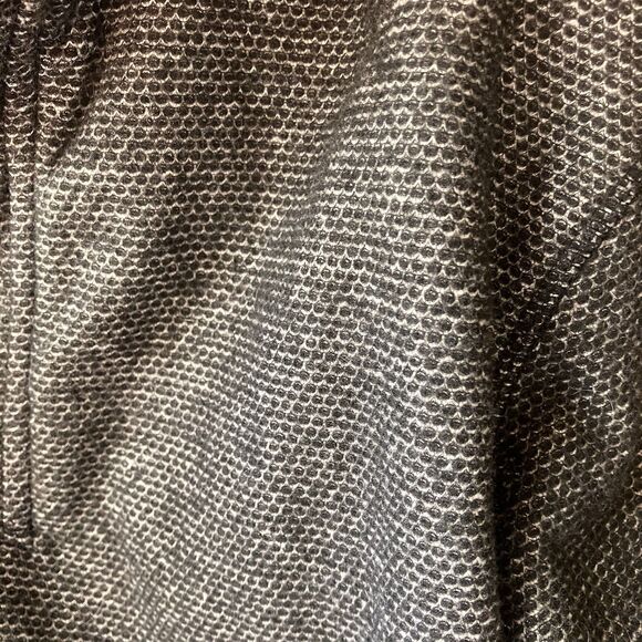 ORVIS Sherpa Lined Fleece 1/4 Zip Pullover Sweater Black & White Men's XL Tweed - Picture 4 of 13